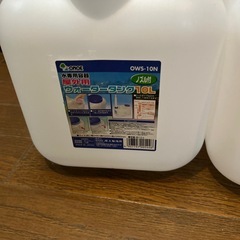 【新品】ウォータータンク2個10L たかぎ　アウトドアポンプ の画像