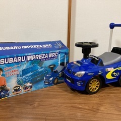 足けり乗用玩具 スバルインプレッサ 
WRCの画像