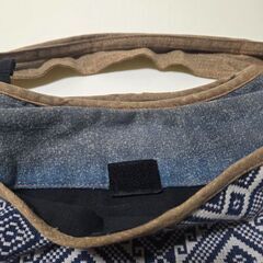 エスニック 幾何学模様 斜め掛けバックの画像