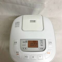 【北見市発】アイリスオーヤマ IRISOHYAMA ジャー炊飯器 KS-RC21M10-W 2022年製 白 5.5合炊き 一人暮らし 新生活 引っ越し ⓶ (E3758wYM)の画像