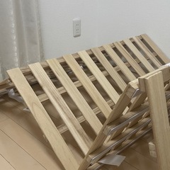 桐すのこベッドの画像