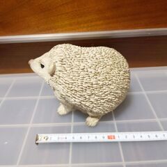 ハリネズミ　①　ナチュラル　オーナメント　置物　飾り　かわいい　置き物の画像