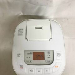 【北見市発】アイリスオーヤマ IRISOHYAMA ジャー炊飯器 KS-RC21M10-W 2024年製 白 5.5合炊き 一人暮らし 新生活 引っ越し (E3759wYM)の画像