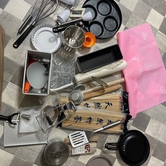 厨房用具　ケーキ作りの画像