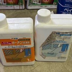 無料！木材防腐剤 ウッドステインプロ ガーデン洗浄剤 ペイントうすめ液 DIY ウッドデッキ　の画像
