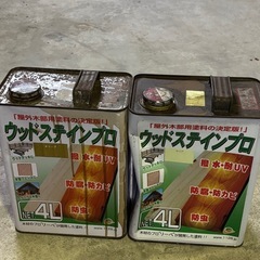 無料！木材防腐剤 ウッドステインプロ ガーデン洗浄剤 ペイントうすめ液 DIY ウッドデッキ　の画像