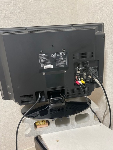 REGZAの小さいテレビとビデオレコーダー