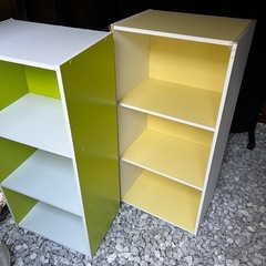 カラーボックス×2 セットの画像