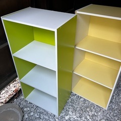 カラーボックス×2 セットの画像