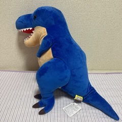 恐竜時代　ティラノサウルス　ブルー　ぬいぐるみの画像