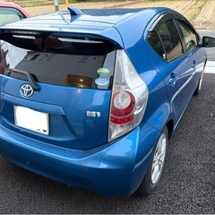 アクア　G グレード　プッシュスタート　フォグランプ　純正ナビの画像