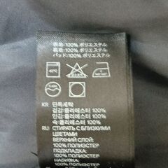 H&M フード付き レディース ダウンベスト ブラック　XLサイズの画像