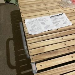 折畳パイプベッドの画像