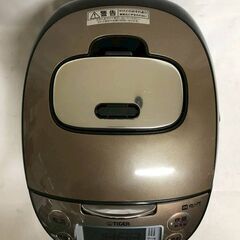 【北見市発】タイガー TIGER タイガーIH炊飯ジャー JKT-P100 2022年製 ダークブラウン 5.5合炊き 一人暮らし 新生活 引っ越し (E3761wYM)の画像