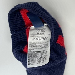 babyGap 赤い#マーク ニット帽 12-18ヶ月☆の画像
