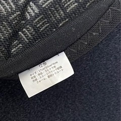 【中古品】Oture 自転車 サドルカバー 黒　の画像