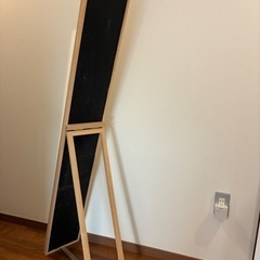⭐️格安！】美品！ナチュラルな木枠がおしゃれの全身鏡・姿見⭐️の画像