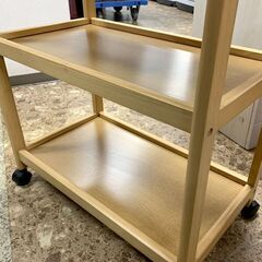 三段ワゴン 3段 収納 キャスター付き キッチン 家具 札幌 東区の画像