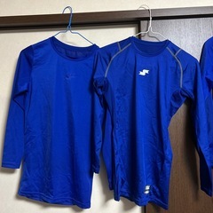 SSKアンダーシャツ長袖　ブルーの画像