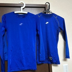 SSKアンダーシャツ長袖　ブルーの画像