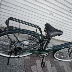 SOUTHERN PORT[サザンポート]Tous les jours(トレジュール)26吋 ファッションサイクル 外装6段/マットグリーンの画像