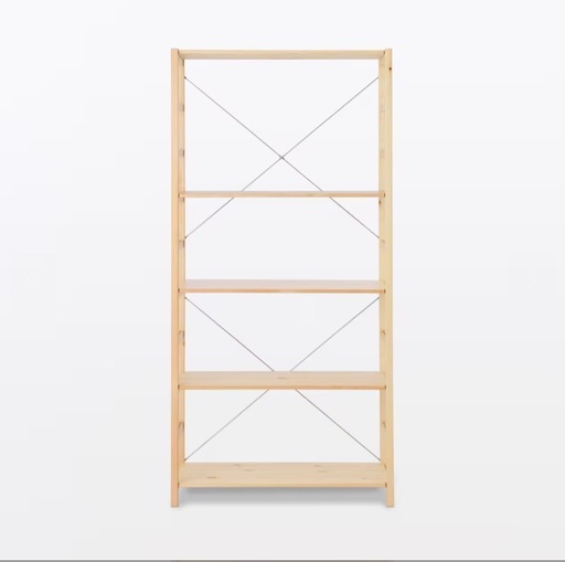 無印良品 パイン材ユニットシェルフ 大（86cm） 開封済み・未使用品
