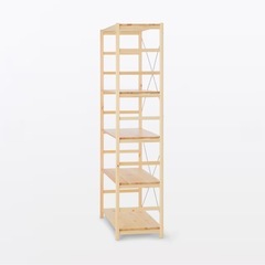無印良品 パイン材ユニットシェルフ 大（86cm） 開封済み・未使用品
の画像