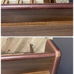 大川家具 モーブル ドロシーⅡ ソファベッド 200cm ブルー×ブラウンの画像