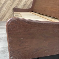 大川家具 モーブル ドロシーⅡ ソファベッド 200cm ブルー×ブラウンの画像