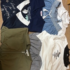 140 長袖　セット　女の子　Tシャツ　ニット　の画像