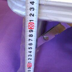 アウトドアテーブル テーブル アルミ製　車中泊　４０×６０×２５ｃｍ　美品の画像