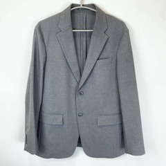 [3点セット] ユニクロ 感動ジャケット 311-455074 感動パンツ 321-463815 長袖 シャツ セットアップ M メンズ UNIQLOの画像