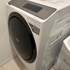 【値下げ】2022年製 日立 ドラム式洗濯機乾燥機 ビッグドラム BD-STX110Gの画像
