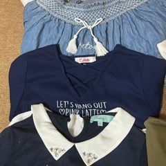 140 長袖　セット　女の子　Tシャツ　ニット　の画像