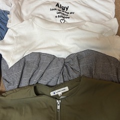 140 長袖　セット　女の子　Tシャツ　ニット　の画像