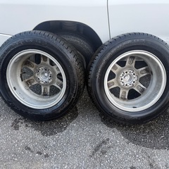 30プリウスに使用　スタッドレスタイヤホイールセット！195/65R15の画像