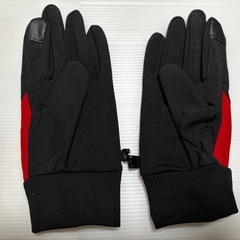 【新品・未使用】スポーツタイプグローブ　手袋　起毛　導電合皮の画像
