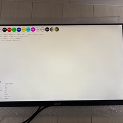 Acer ゲーミングモニター Nitro VG240Ybmiifx 23.8インチ IPSの画像