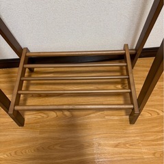 🌿 無料｜木製ハンガーラック（W80×H150×D40cm）｜西葛西 の画像