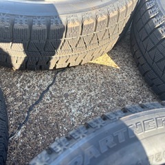 軽自動車155/65R14 スタッドレスタイヤ アルミ付き4本セット 冬用の画像