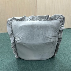 座椅子　グレー　家具　リクライニングの画像