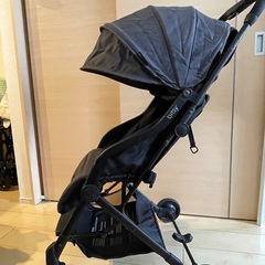 ワンタッチで最小　ビスティBitsy ベビーカー　飛行機　旅行向けの画像