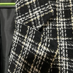 お話し中　しまむら購入　ツイードコート　ＬＬの画像