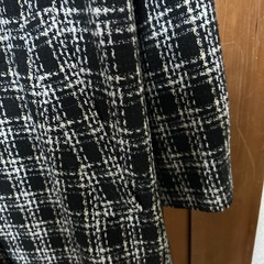 お話し中　しまむら購入　ツイードコート　ＬＬの画像