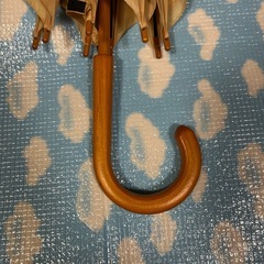 【美品】Water front 長傘　ベージュ　65㎝　雨傘　日傘の画像