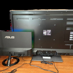 42インチテレビ　23.8インチモニター　2台セットの画像
