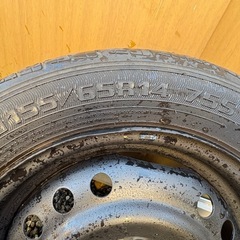 タイヤ&鉄チンホイール-1の画像