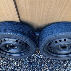 タイヤ&鉄チンホイール-1の画像