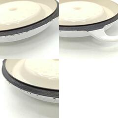 バーミキュラ VERMICULAR 鋳物ホーロー鍋 22cm 両手鍋 オーブンポットラウンド ホワイトの画像