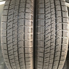 14インチ ダイハツ純正スチールホイール  スタッドレス155/65R14 4本 バリ溝　ブリジストンVRX2の画像
